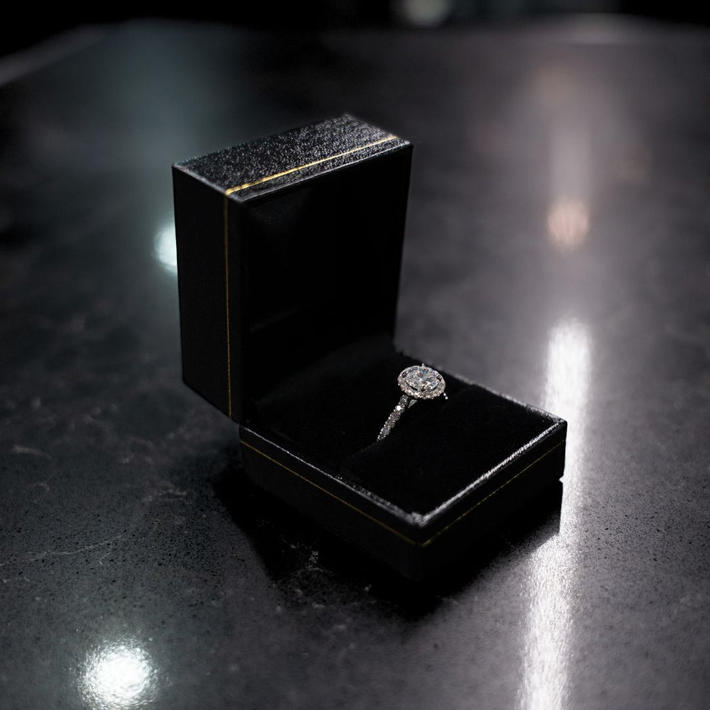 1.02ct Round Brilliant Excellent Ideal Cut S12 Diamond Ring