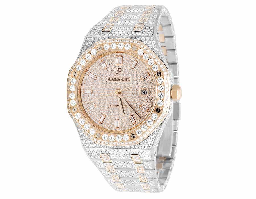 Audemars piguet royal hot sale oak gold diamond