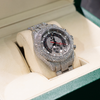 Stainless Steel Rolex Yacht Master II Custom Diamond Set