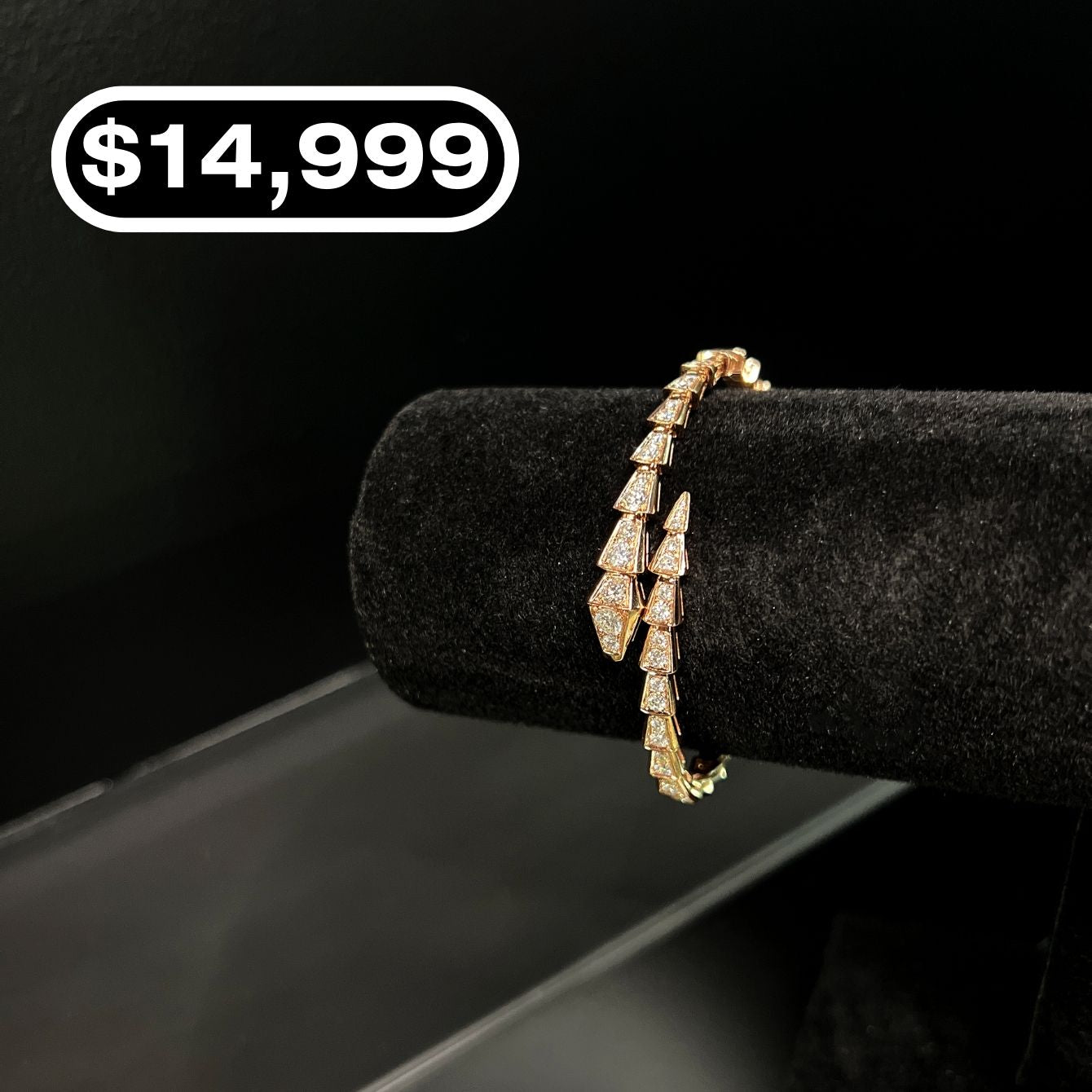 Serpenti Diamond Bracelet | $14,999 | Jewellery Special | Drip City Jewellers