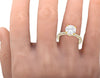 18K Yellow Gold Solitaire 2.85CT VVS Diamond Engagement Ring