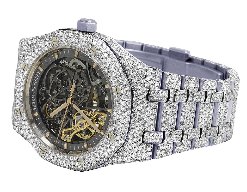 Audemars piguet skeleton outlet diamond