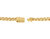 Miami Monaco Curb Link Chain 7MM Necklace 10K Yellow Gold 22"